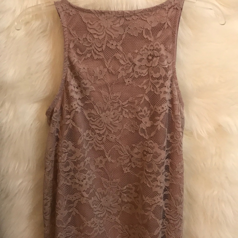 Rue21 - Mauve Lace Tank Top S - Picture 3 of 5